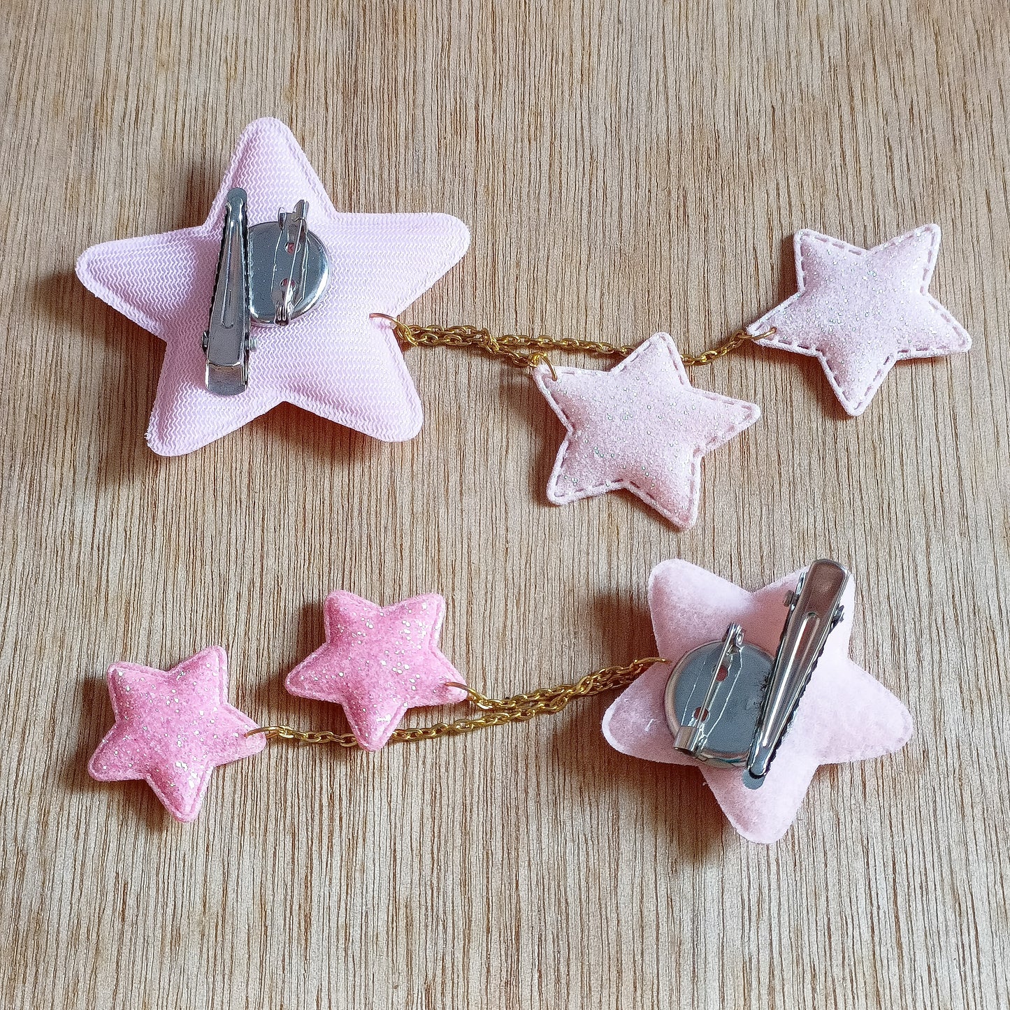 IN STOCK Glitter series star hair clips