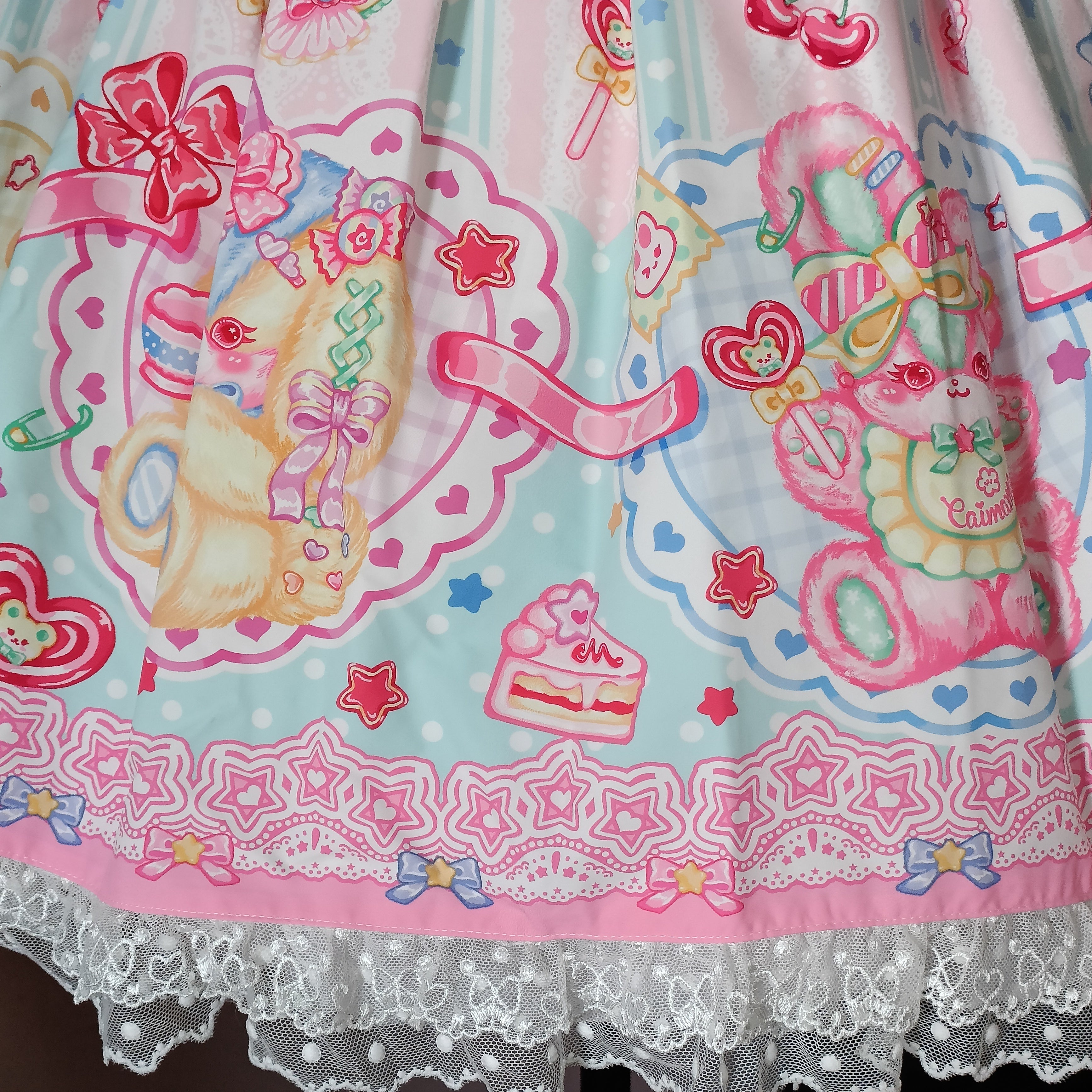 Moe Diary PINK/BLUE JSK+KC SET – Fuwaya